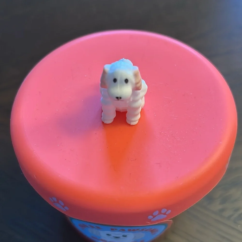 Orange Candle with Dog Lid